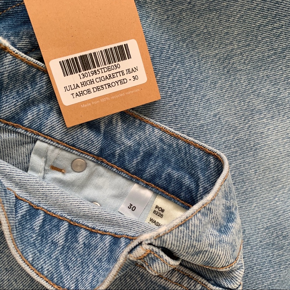 REF Julia High Cigarette Jean Tahoe Destroyed - Picture 8 of 8